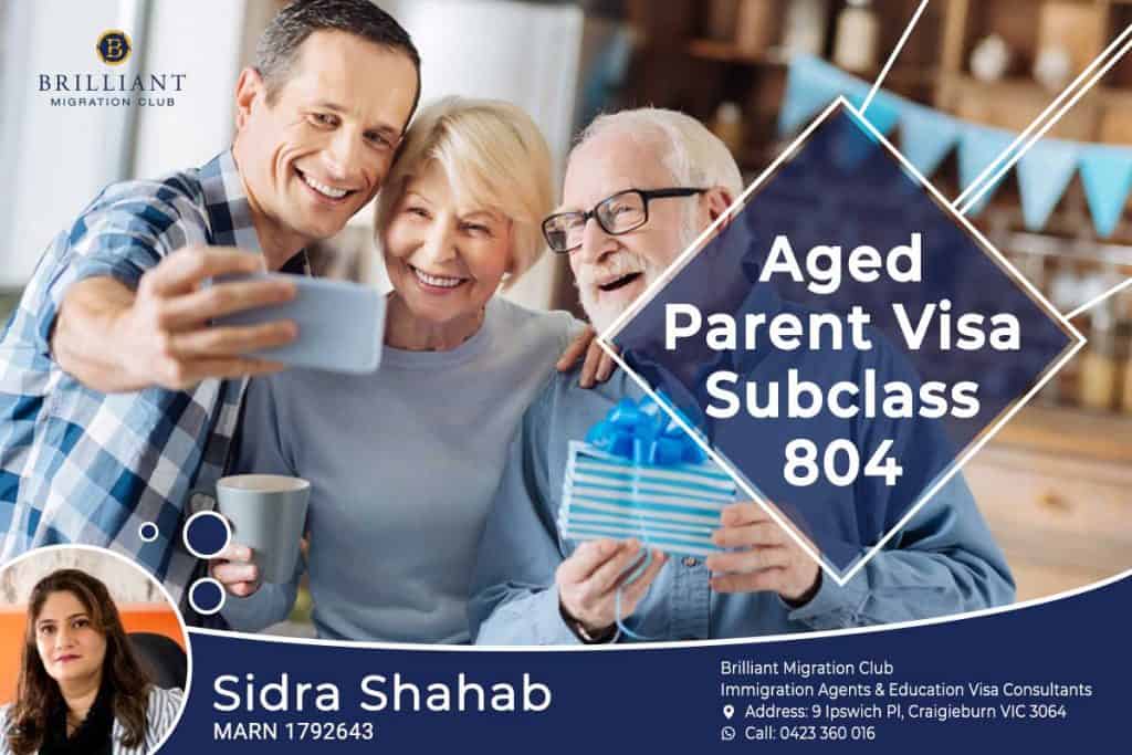 About Aged Parent Visa Subclass 804 By the Best Australian Immigration Agents
