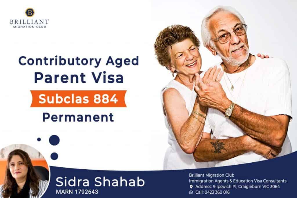 About Contributory Aged Parent Visa Subclass 884 By the best Parent Visa Migration Agent in Melbourne