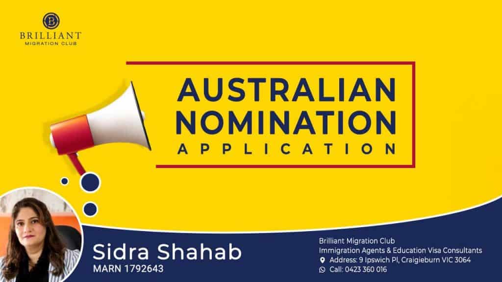 Australian-Nomination-Application-Expert immigration agent